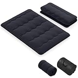 GIANTEX Bodenmatratze 140x200 cm, Futon Matratze Japanisch, Tatami Matte Faltbar & Tragbar,...