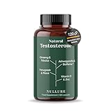 Testosteron Booster Natürlicher Nullure | Vegan | Ashwagandha + Maca + Panax Ginseng +...