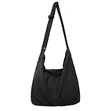 X SIM FITNESSX Unisex Cord Tasche Umhängetasche Schultertasche groß Damen Shopper Tasche Fashion...