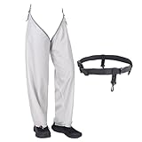 wasserdichte Regenhose | wasserdichte Überhose Mit Gürtel - Elastische Verschleißfeste...