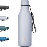 CodiCile Edelstahl Trinkflasche Thermobecher 550ml, BPA-freie Thermo Trinkflasche kalt&warm,...