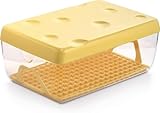 Snips Käsedose mit Deckel,3 L, 26L x 17 x 10,5H cm, Käsedose Kühlschrank, vorratodosen mit...