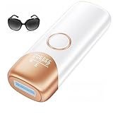 IPL Geräte Haarentfernung Laser mit Kühlfunktion, MAX 19.8J, 999.900 Lichtimpulse, 9...