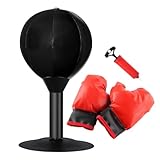 jlceh Stress-Boxsack, Desktop-Boxsack | Punchingball zum Stressabbau,Kleine Rage Bag mit Saugnapf,...