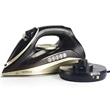 SUPERLEX Dampfbügeleisen Kabelloses 2600W, Vertikal Cordless Steam Iron Antihaftbeschichtung...