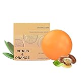 JGFWAT Reparierende Shampoo Bar mit Vitamin C für gefärbtes Haar Zitrus-Orange Haarseife 60g...