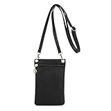 Energather Handy Tasche Damen Umhänge, Weiche PU-Leder Kleine Umhängetasche Handyumhängetaschen...
