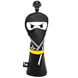 Golfschlägerhauben aus Holz, 3 Holzschlägerhaube, Hybrid-Schlägerhaube, Stickerei, Ninja-Design,...