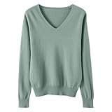 Strickpullover Damen Cardigan Elegante Langarm Strickjacke S-3XL Leichter Einfarbig Kurz...