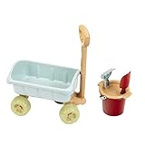 Theo Klein 7687 Bollerwagen mit Eimer-Set I Robuster Bollerwagen I Inkl. Sandkasten-Spielsachen I...