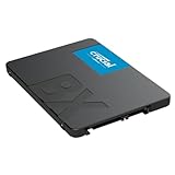 Crucial BX500 SATA SSD 1TB, 2,5' Interne SSD Festplatte, bis zu 540MB/s, 1TB SSD kompatibel mit...