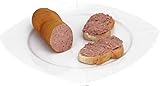 Hausmacher Leberwurst in der Krause | frisch vom Metzger Hausmannskost als Aufstrich fürs Brot |...