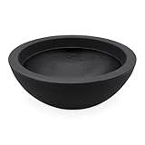 Spetebo Kunststoff Pflanzschale anthrazit - 52x20 cm - Pflanzkübel Blumenkübel Pflanztopf...