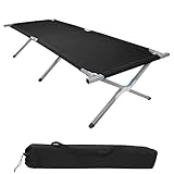 BB Sport Feldbett Klappbett 190 x 64 x 41 cm Stabiles Campingbett 180kg Belastbar Tragbar Bequem...