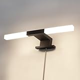 DILUMEN LED Spiegelleuchte Badezimmer Spiegellampe,28CM 5W 500LM Neutralweiß 4000K 230V...