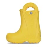 Crocs Handle It Rain Boot K, Unisex-Kinder Gummistiefel, Gelb (Yellow 014), 27/28 EU