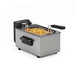 Tristar Fritteuse, 3L Kapazität, 2000 W, Cool Zone Technologie, Edelstahl, Einstellbares...