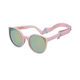 PIKACOOL Katzenauge Baby Sonnenbrille mit Gurt UV400-Schutz, Geeignet für Jungen und Mädchen im...