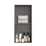 Duschnische für Einbaudusche – Edelstahl-Wandeinsatz zur Aufbewahrung im Badezimmer | Modernes...