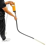 Betonrüttler 1300W 4300RPM Beton Rüttler Handheld Rüttelplatte Betonverdichter mit Vibrationsstab...