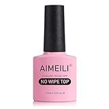 AIMEILI No Wipe Top Coat Überlack UV LED Gellack Gel Nagellack Gel Polish - 10ml