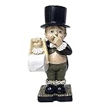 Roadoor Toilettenpapierhalter Comical Toilette Butler Statue Stoff Papier Stoff Rolle CREATILE Harz...