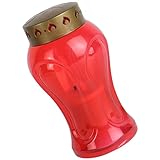 TOYANDONA Flammenlose LED Kerze mit Religiösem Design Batteriebetrieben Dekorative Grablichter für...