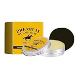 Generisch Lederpflegemittel – 100 G Sattelseife Für Leder | Polierstiefel-Seifenschuhreiniger Mit...