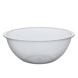 UTHCLO Acryl Salatschüssel Tiefe Servierschale Vielseitige Kunststoff Schüssel für Obst Gemüse...