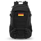 Jueachy Militär Rucksack Herren 30L Wasserdicht Molle Tactical Backpack Military Rucksack Große...