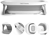 Twistshake faltbare und rutschfeste Babybadewanne | Ergonomisch zusammenklappbar und sicher |...