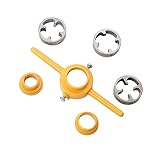 Verbessertes Gewindeschneider-Set aus PVC-Rohrgewinde, Sanitärwerkzeug mit 3 Stanzformen, 1,27 cm,...