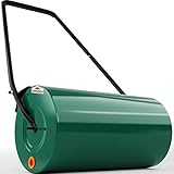 Gardebruk® Rasenwalze 60cm 50L gepolsterter Griff Schmutzabweiser befüllbar Handwalze Rasenroller...