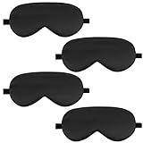 2er Pack Schlafmaske Aus Seide Augenmaske Zum Schlafen Weiche Satin Augenbinde Mit Gummiband Bequeme...