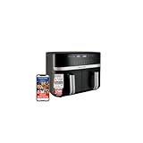 Russell Hobbs Heißluftfritteuse 2 Kammern 9L Rapid AirFryer [2 Fächer je 4,5l, sehr leiser...