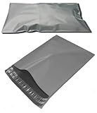 PRADICHI Graue Poly-Versandtaschen, starke, selbstverschließende Kunststoff-Versandtaschen,...