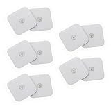 VILLFUL 10 Stück Teiliges Selbstklebende Physiotherapie Elektroden Pads Wiederverwendbare Haushalts...