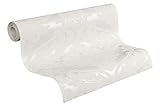 A.S. Création Black & White Vliestapete mit Ornamenten 0,53 x 10,05 m – Weiß, Metallic –...