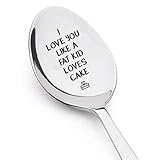 Personalisierbarer langer Löffel für Schokoladencreme, Edelstahl Gravierter Löffel für Nutella,...