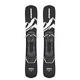 Skiboards | Snowblades | Skiblades | Kurze Mini-Ski für Schnee | Kleine Ski | 65 cm (Berg SCHWARZ |...