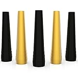 Shisha Hygienemundstück Zubehör Premium VEIRA - für Wasserpfeife, Länge 59 mm Schwarz & Gold -...