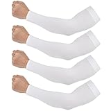 Tyqour 4 Paar Ärmlinge für Herren Damen UPF 50+ UV-Schutz Armlinge Gaming Arm Sleeve Unisex...