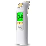 Ohrthermometer, Fieberthermometer Ohr für Baby Erwachsene, digitales Infrarot-Thermometer mit 24...