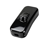 Powice Zwischenschalter,Schnurschalter,Schalter 230v,Kabelschalter,Geeignet für 2- und 3-adrige...