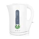 Emerio Wasserkocher BASIC | Kunststoff BPA frei | 1.7L Volumen mit beleuchtetem Ein-/Aus-Schalter |...