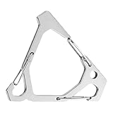 Haken-Dreikant-Karabiner aus Edelstahl, für schwere Gegenstände, robuster Steckverbinder,...
