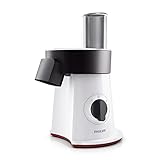 Philips HR1388/80 Viva Collection Salatzubereiter und Zerkleinerer / 200 W / 6 Scheibensätze aus...