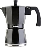 WECOOK! Luccia Espressomaschine Induktion, Espressokocher, Italienischen Kaffee, Moka-Kanne...