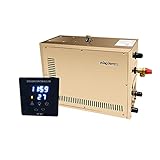 JYWLQ 9kw Automatik Edelstahl Dampfgenerator Automatische Entkalkung Sauna Zimmer Dampfbadmaschine...