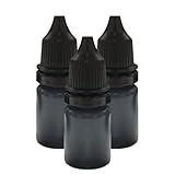 Nachfülltinte für Briefmarken, 10 ml, schwarz, 3 Flaschen, Ersatztinte für Briefmarken, leichtes...